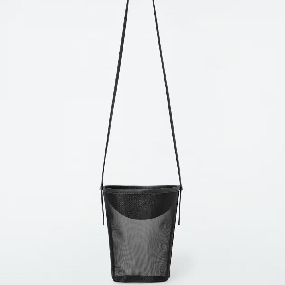COS MINI BUCKET BAG - MESH